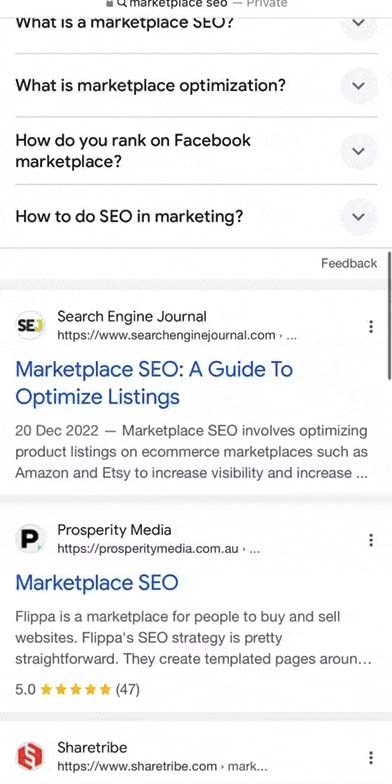 Google Fading In Text Of Search Result Snippets On Scroll