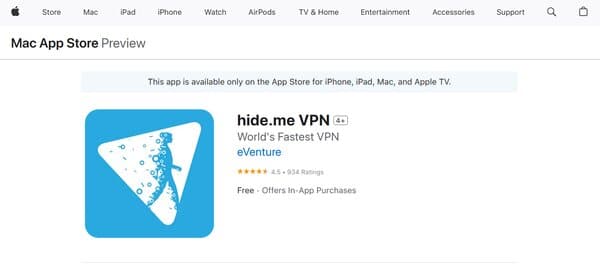 Hide.me For iPhone