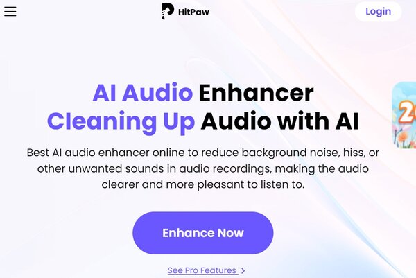 HitPaw AI Audio Noise Reduction