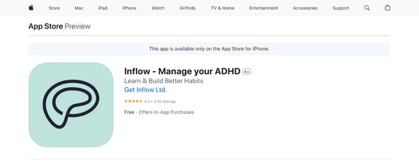 Inflow Manage your ADHD