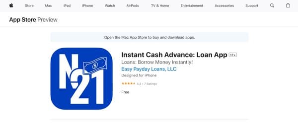 Instant Cash Advance Loan App