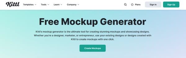 Kittl Mockup Generator Free