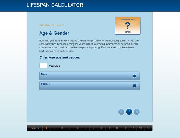 LifeSpan Calculator