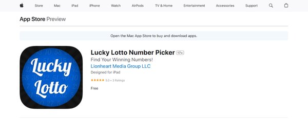 Lucky Lotto Number Picker