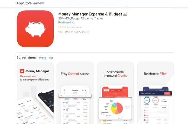 Money Manager Expense & Budget