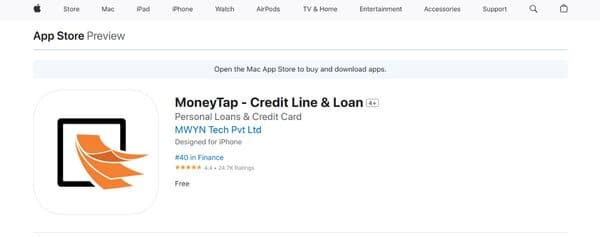 MoneyTap - Credit Line & Loan