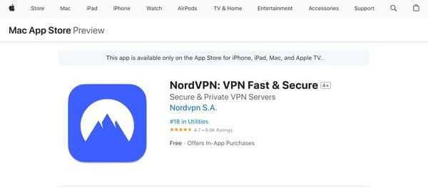 NordVPN For iPhone
