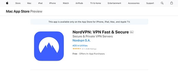 NordVPN for Apple TV