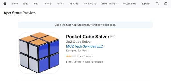 Pocket Cube Solver