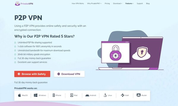 PrivateVPN Dark Web VPN