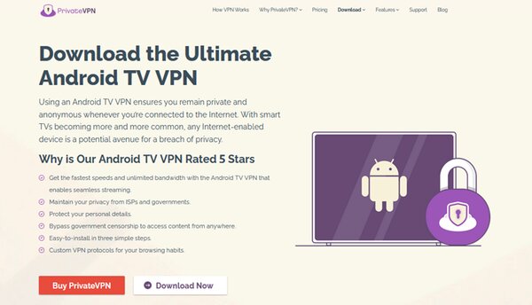 PrivateVPN Smart TV VPN
