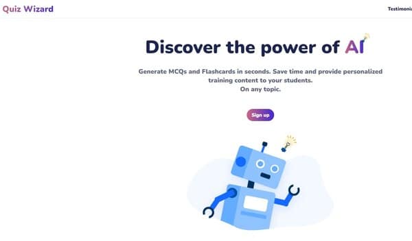 Quiz Wizard AI Multiple Choice Question Generator