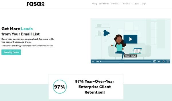 Rasa.io (AI-personalized Email Newsletter Tool)