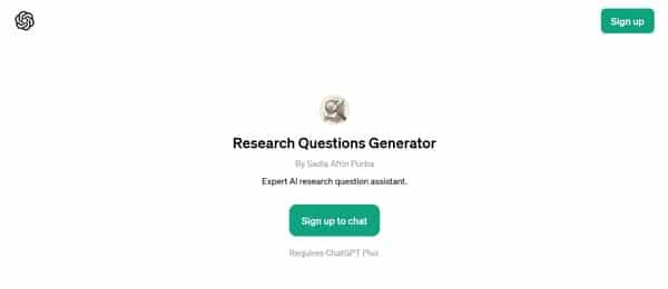 Research Questions Generator