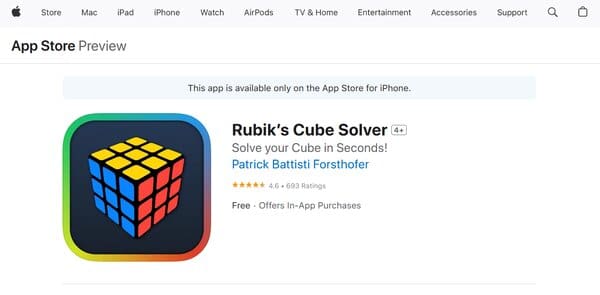 Rubik’s Cube Solver