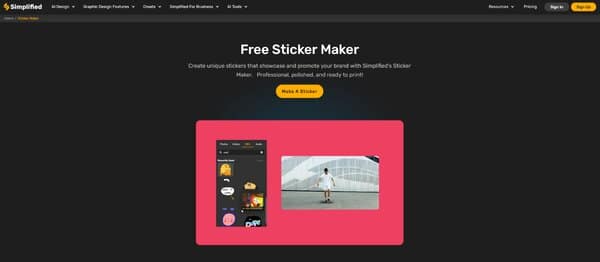 Simplified Free Sticker Maker