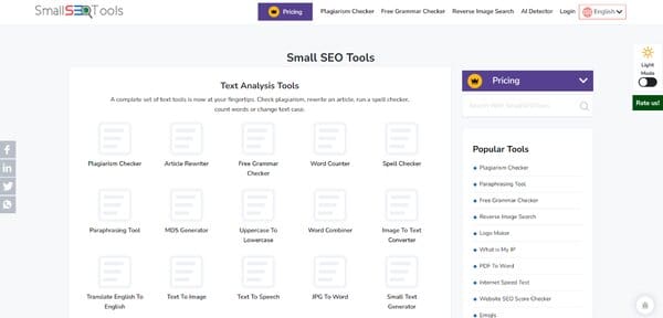 Small SEO Tools