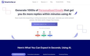 Smartwriter.ai (platforma AI pro personalizaci e-mailu)