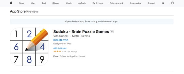Sudoku Brain Puzzle Games
