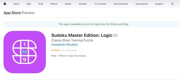 Sudoku Master Edition