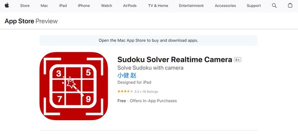 Sudoku Solver Realtime Camera