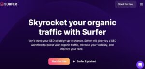 SurferSEO (ottimizzazione dei contenuti AI)