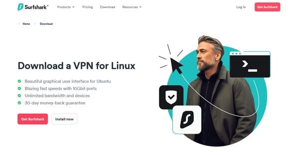 Surfshark Linux VPN