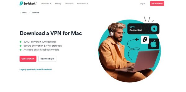 Surfshark VPN for Mac