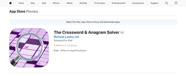 The Crossword & Anagram Solver