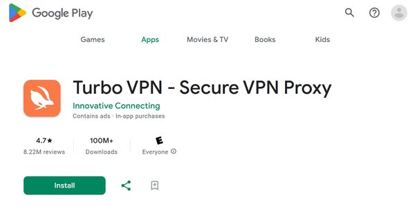 Turbo VPN For Android