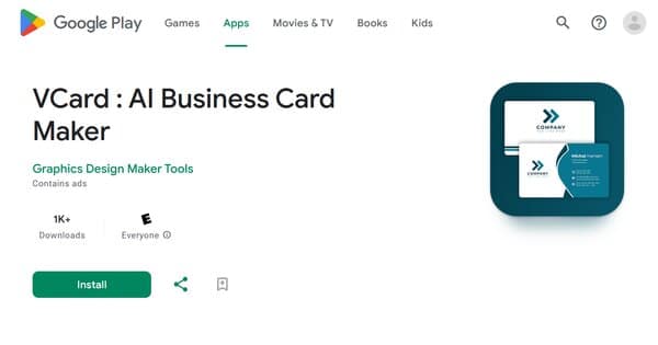 VCard AI Business Card Generator