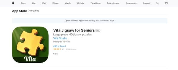 Vita Jigsaw for Seniors