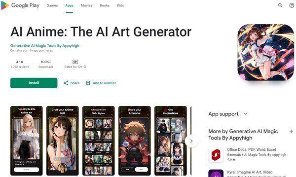 Generátor AI Anime Art Generator