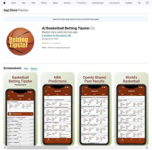 AI Basketball Betting Tipster