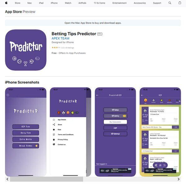 AI Betting Tips Predictor