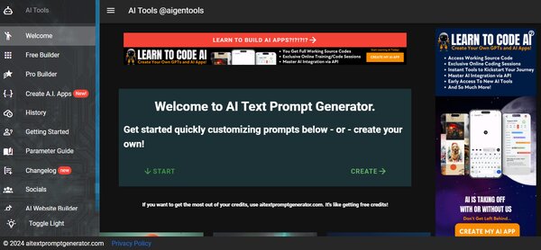 AI Text Prompt Generator