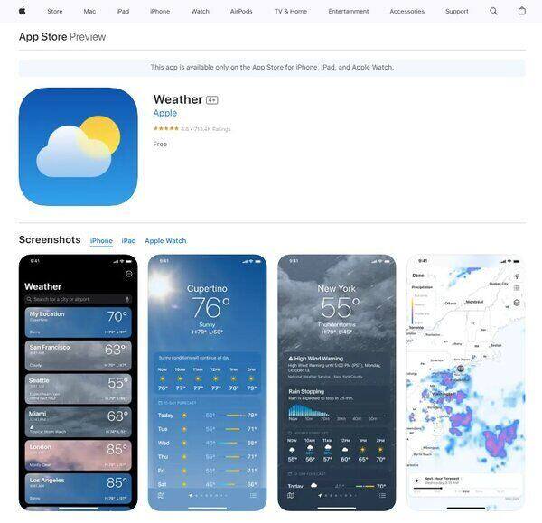 15 Best Weather App for iPhone