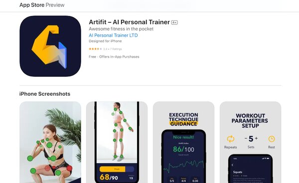 Artifit AI Personal Trainer