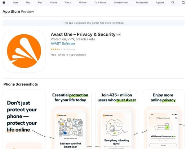 Avast One Hide Apps