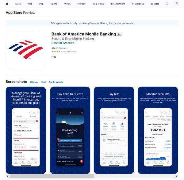 Bank of America Mobile Banking