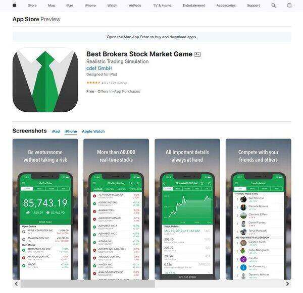 Best Brokers Stock Market Game