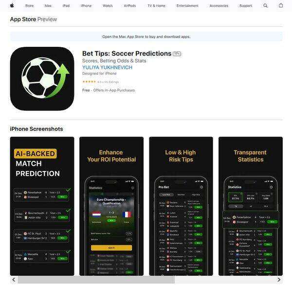 Bet Tips AI Soccer Predictions