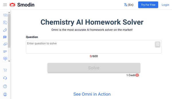 Chemistry AI Homework Solver
