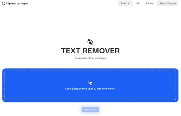 Clibdrop Text Remover