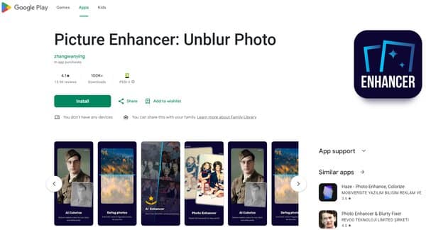 Enhancer Unblur Image