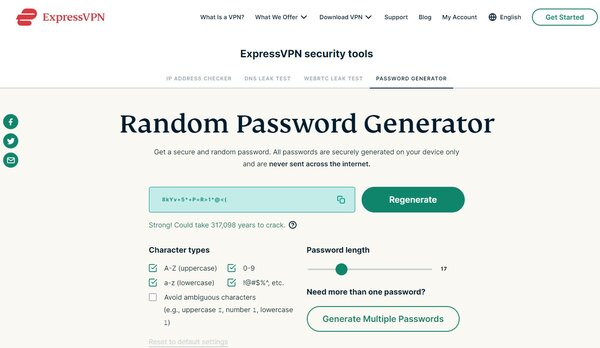 Express VPN Free Password Generator