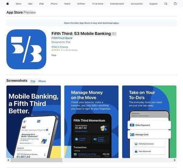 Fifth Third 53 Mobile Banking