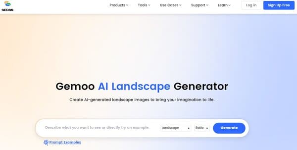 Gemoo AI Landscape Generator
