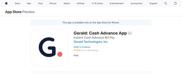 Gerald Cash Advance App