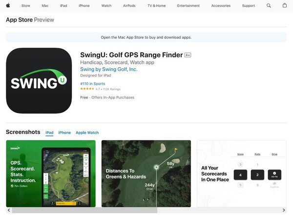 Golf GPS SwingU